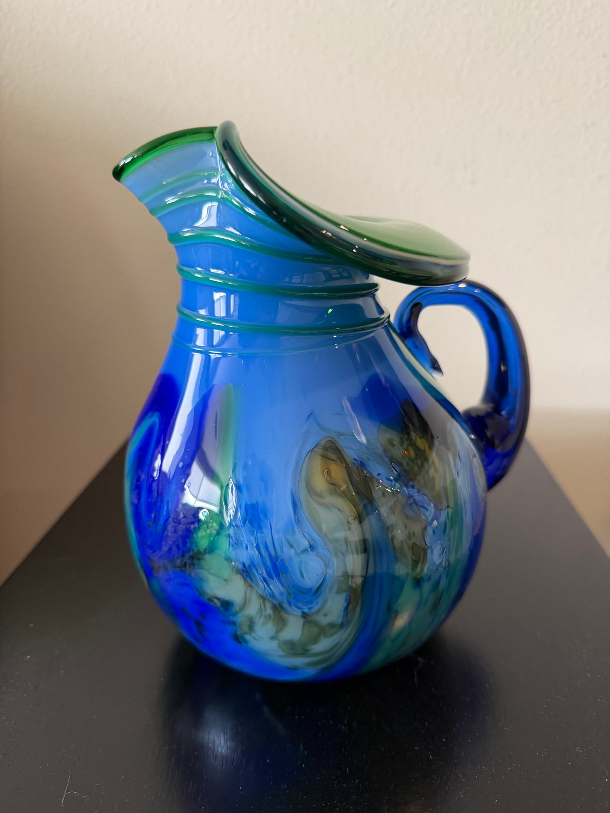 Gorgeous Blown glass pitcher