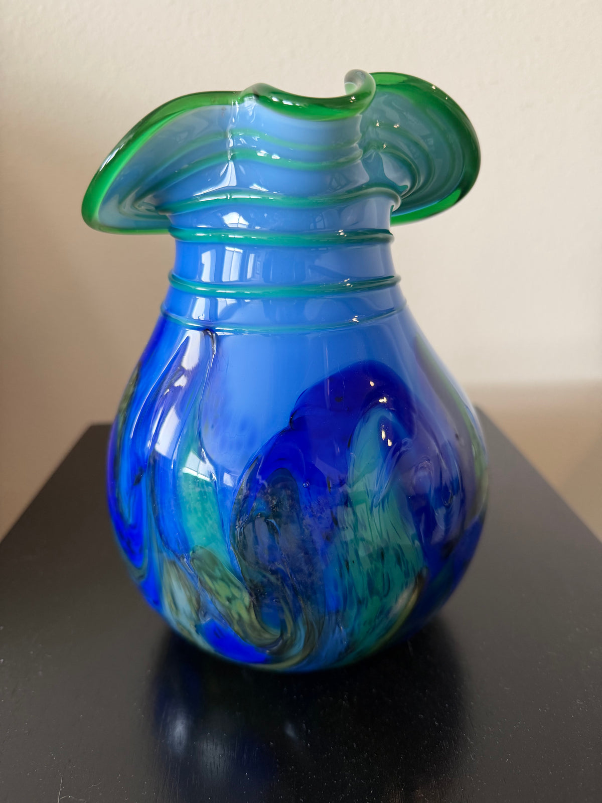 Gorgeous Blown glass pitcher