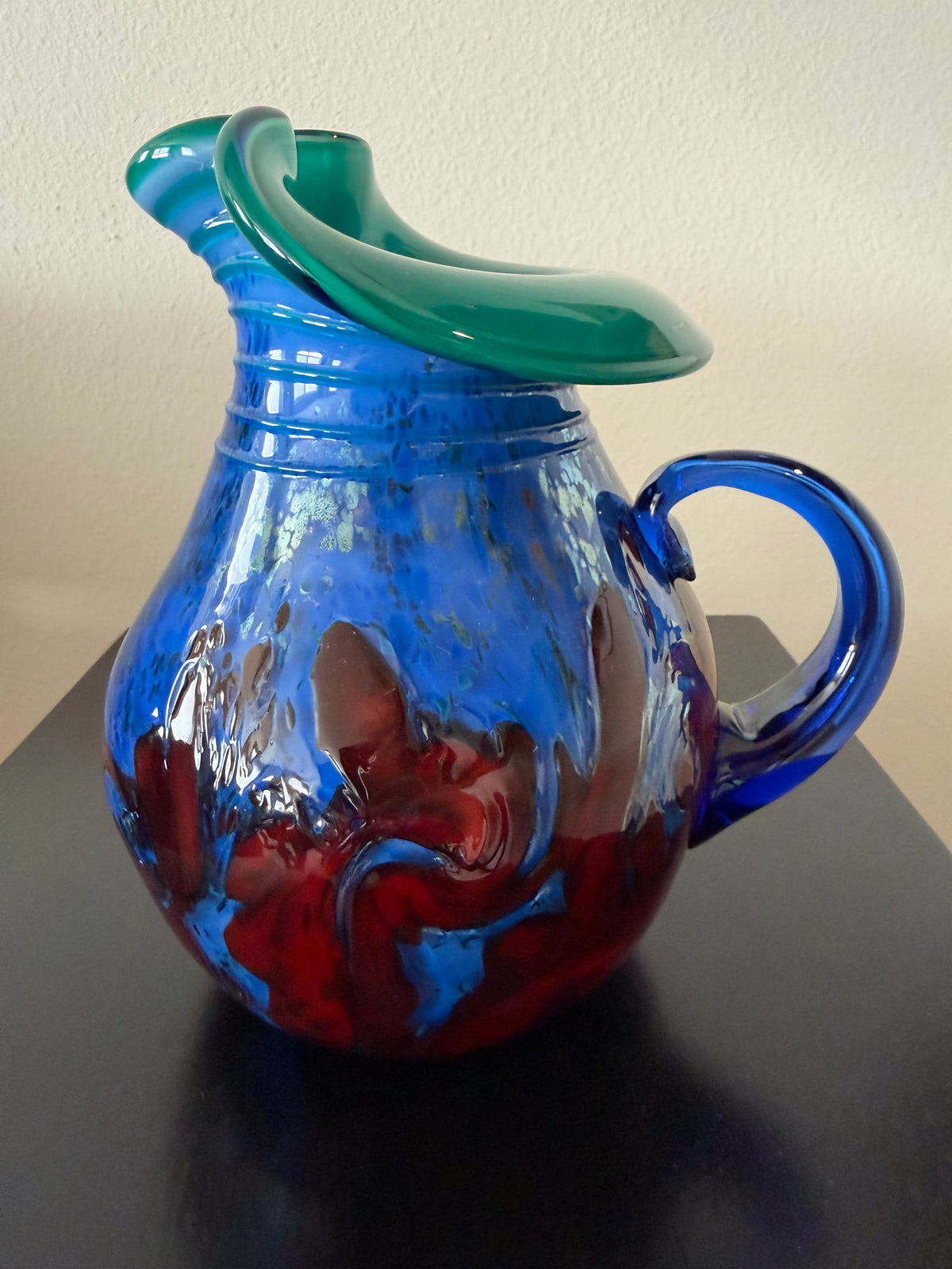 Beautiful Blown glass Pitcher