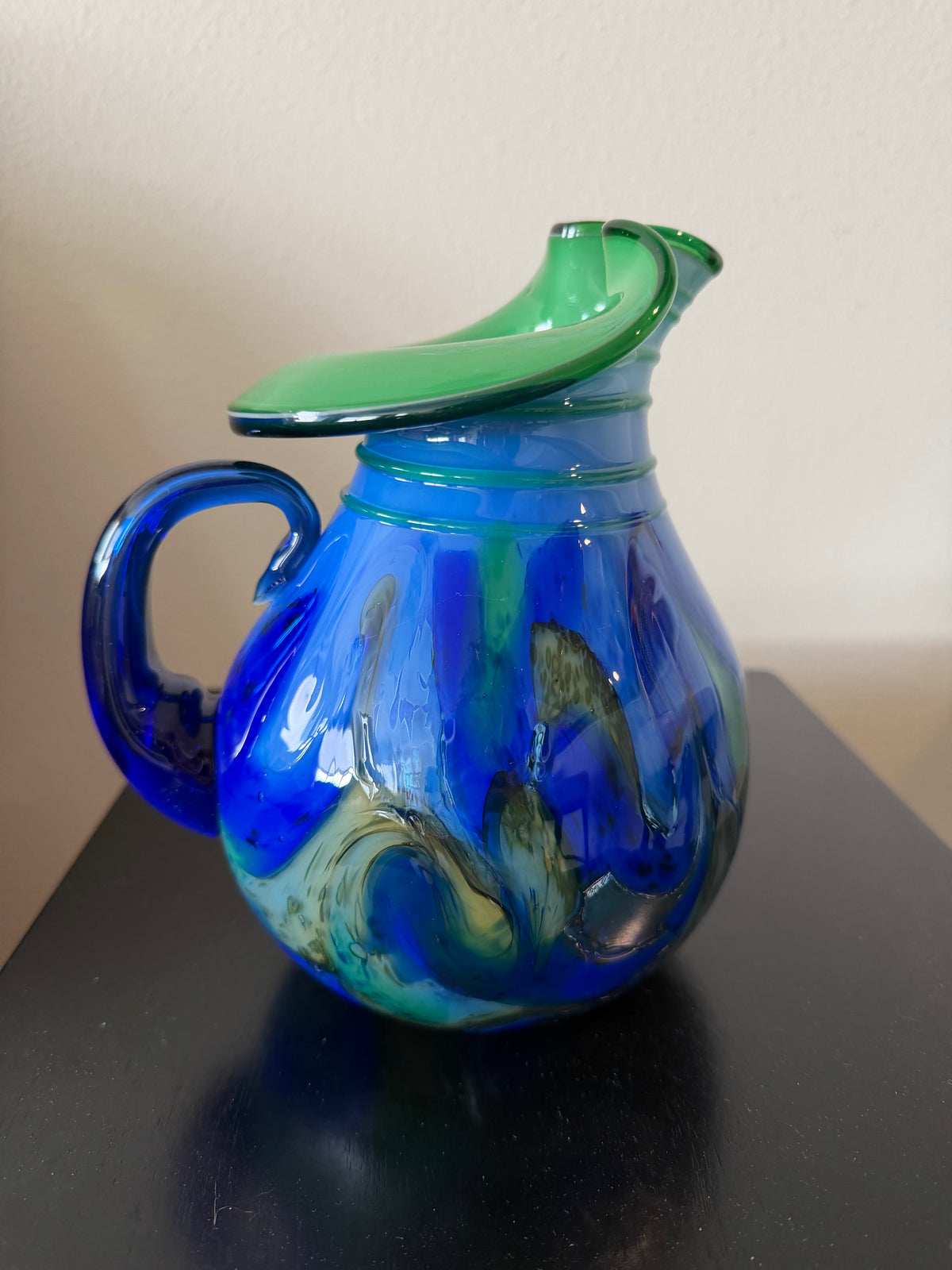 Gorgeous Blown glass pitcher