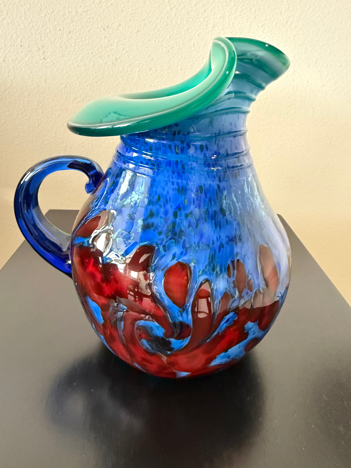 Beautiful Blown glass Pitcher