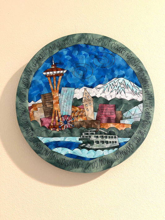 Seattle Skyline Lazy Susan