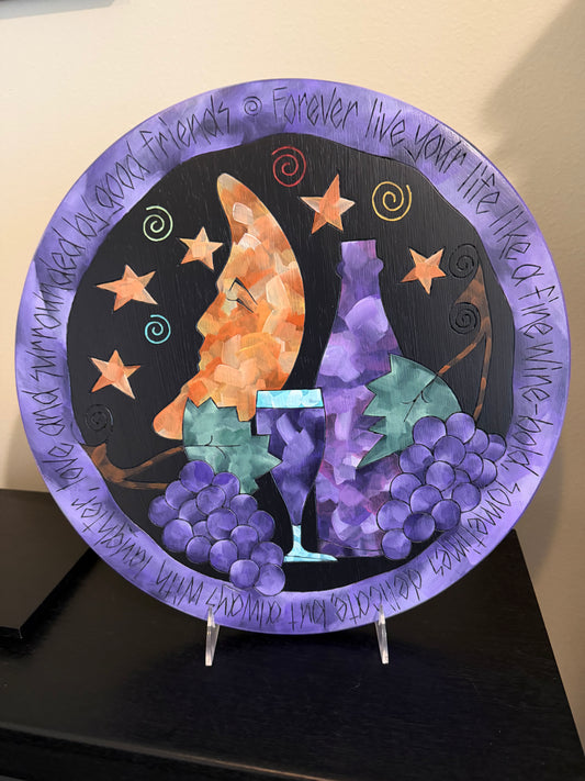 Moon and Wine Lazy Susan
